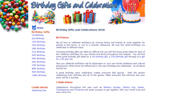 Desktop Screenshot of birthdaygiftsandcelebrations.com